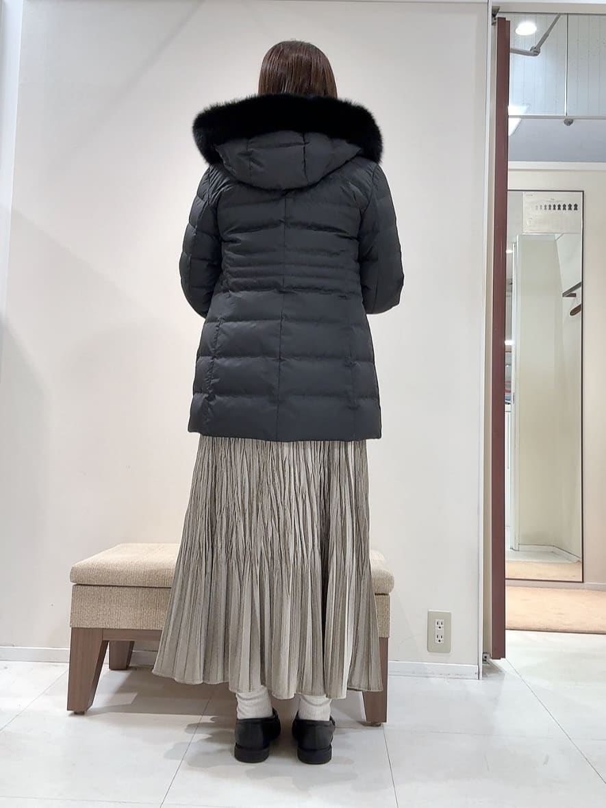 YUIさんの「UNTITLED｜【大人な品格/ふわふわニット】フォックスカシミヤ コクーンニット」を使ったコーディネート