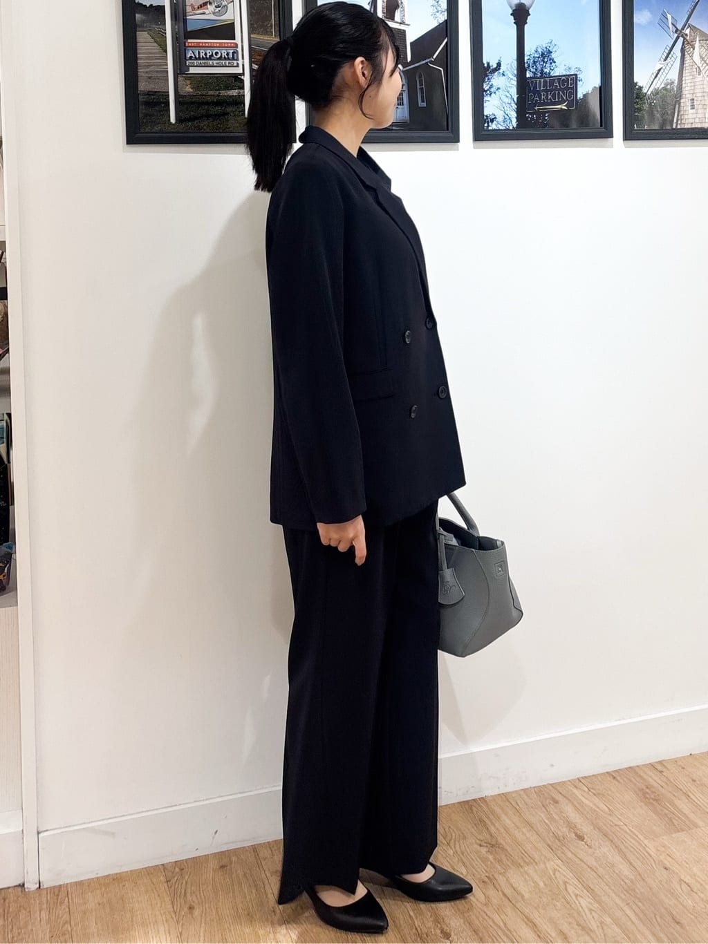 Ririkaさんの「Dessin｜【入卒/セレモニー/お仕事/セットアップ可能】ダブルジャケット」を使ったコーディネート