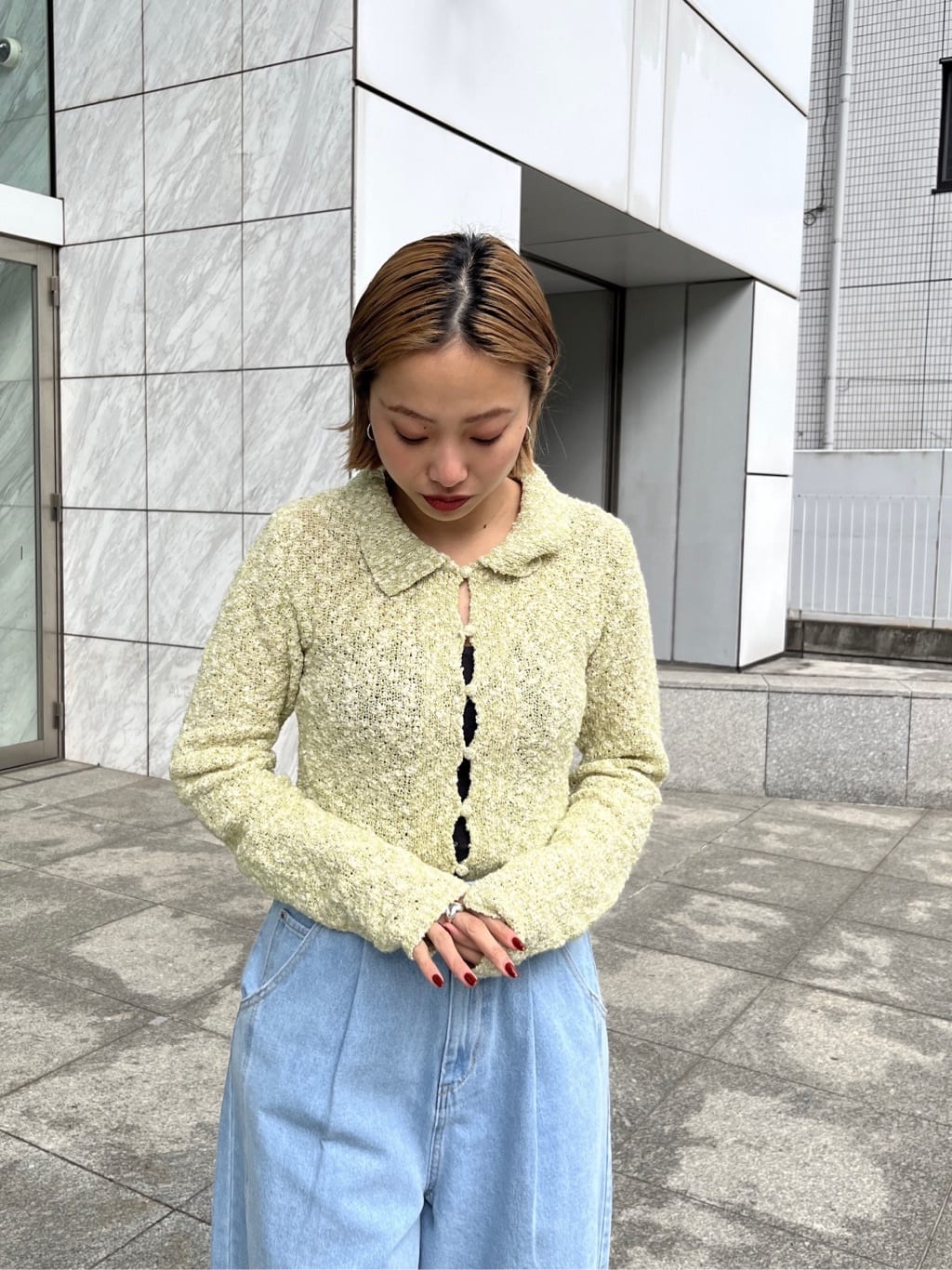 Harukaさんの「INDIVI｜【撥水】ボンディングショートトレンチ」を使ったコーディネート