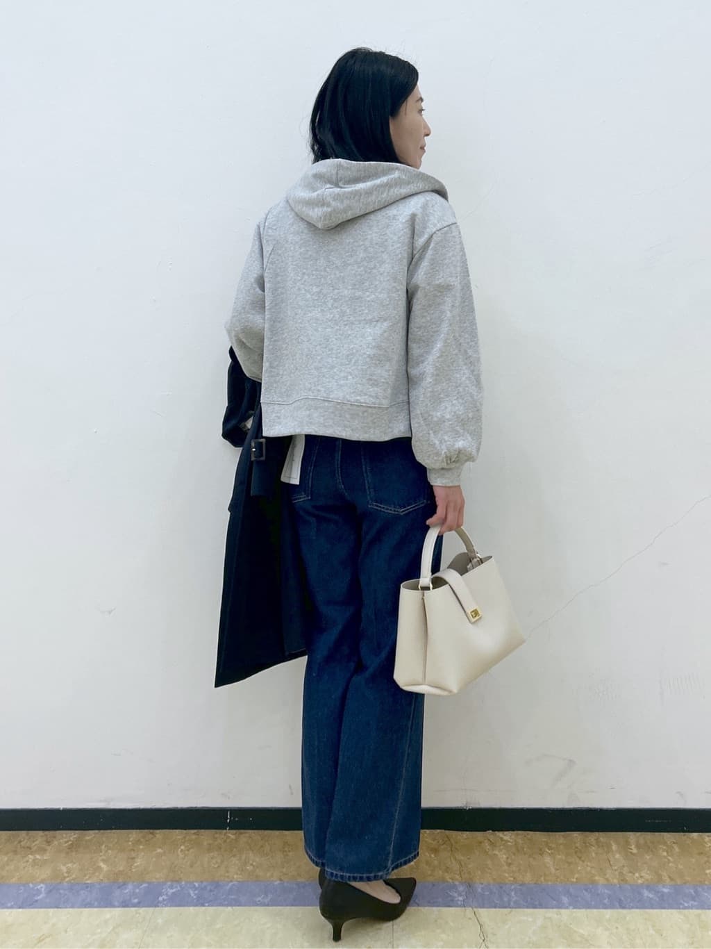 su.さんの「index｜撥水トレンチコート【洗濯機OK／花粉対応】《XS～3L》」を使ったコーディネート