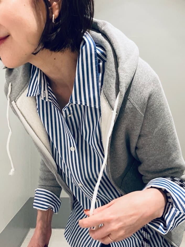 Furuさんの「DRESSTERIOR｜デキシー吊裏毛ジップアップパーカ」を使ったコーディネート