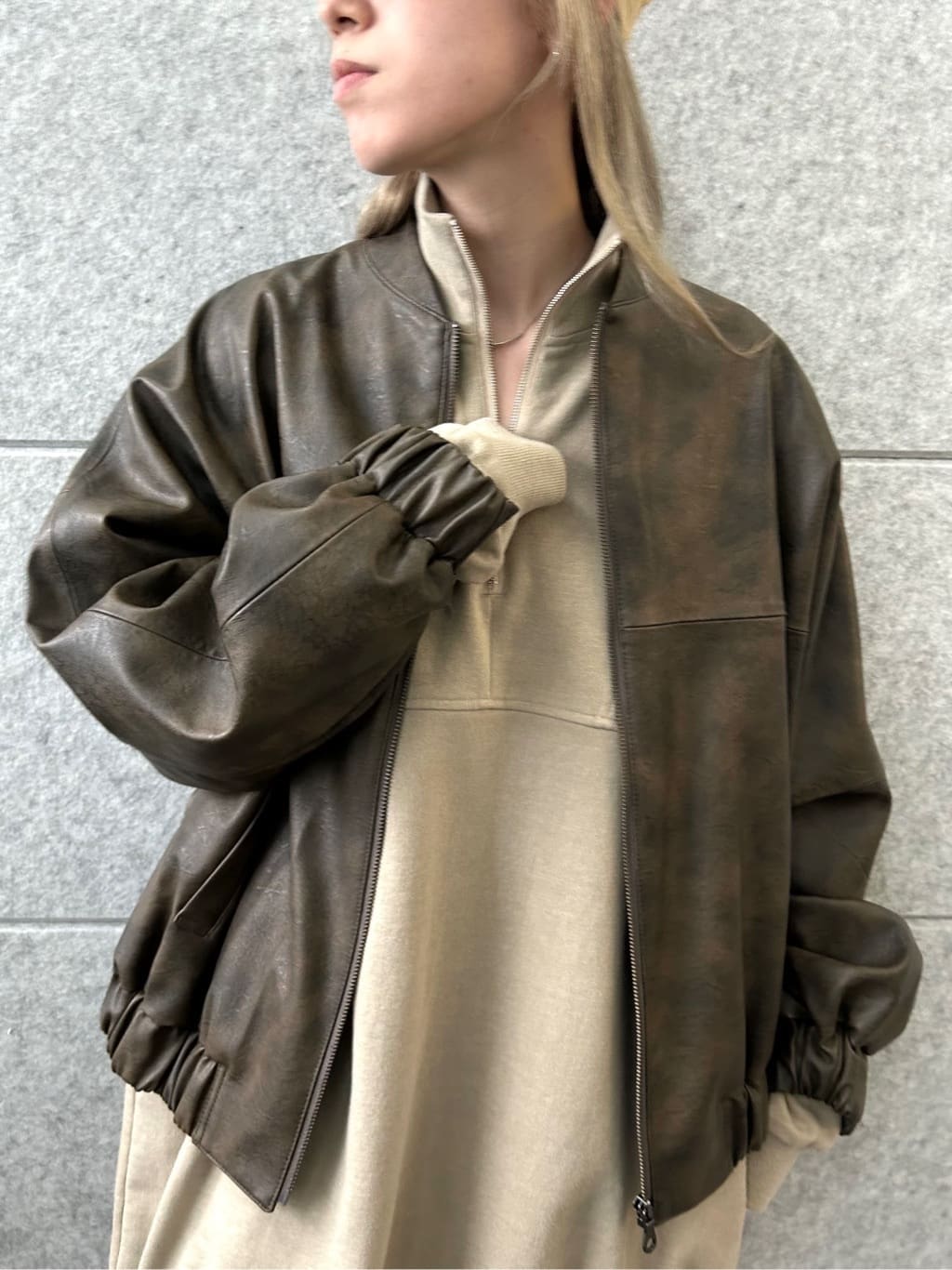 honoka Aさんの「CODE A｜【Re】grain zip over blouson」を使ったコーディネート