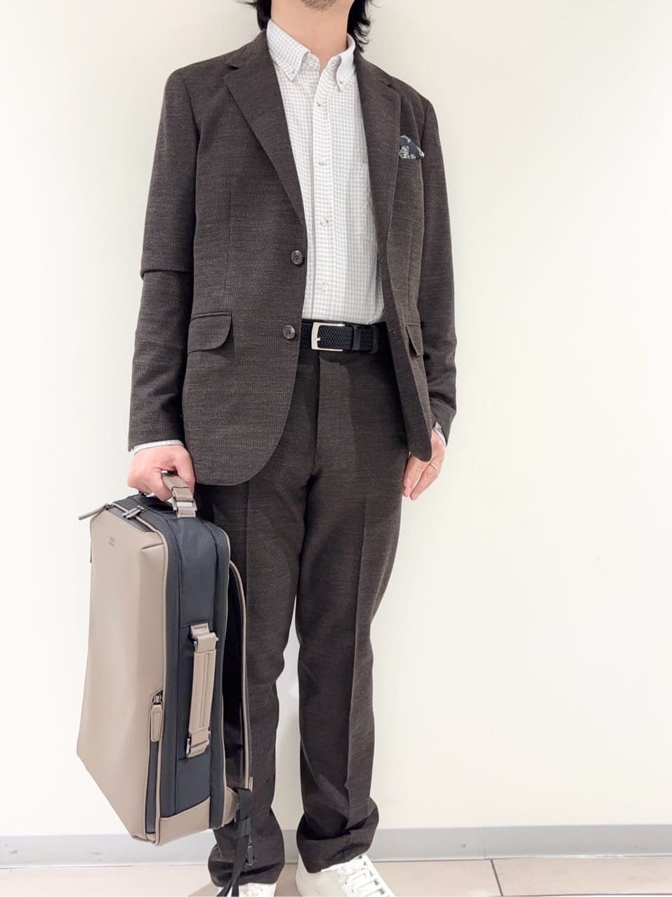 及川さんの「TAKEO KIKUCHI｜【Sサイズ～】ラッセルメッシュ ジャケット」を使ったコーディネート