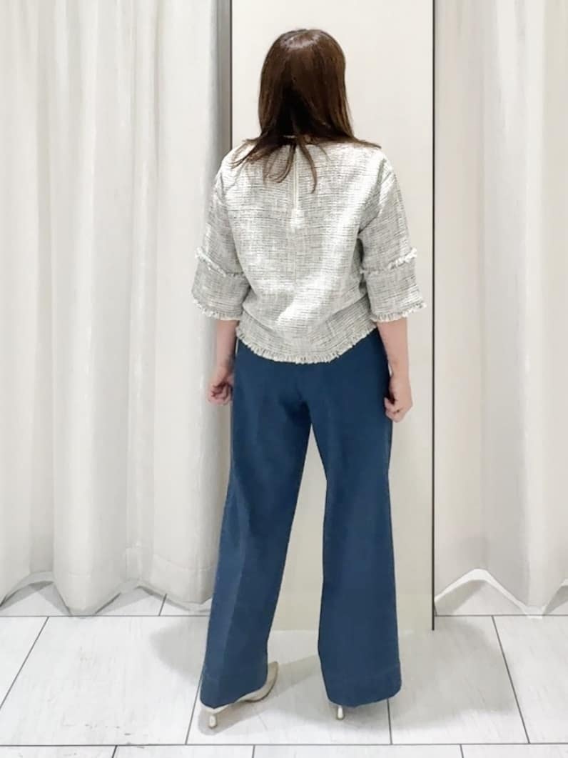 ʏᴜᴋɪᴋᴏさんの「UNTITLED｜◆【セットアップ可/ワイド】ライトウェイトデニムパンツ」を使ったコーディネート