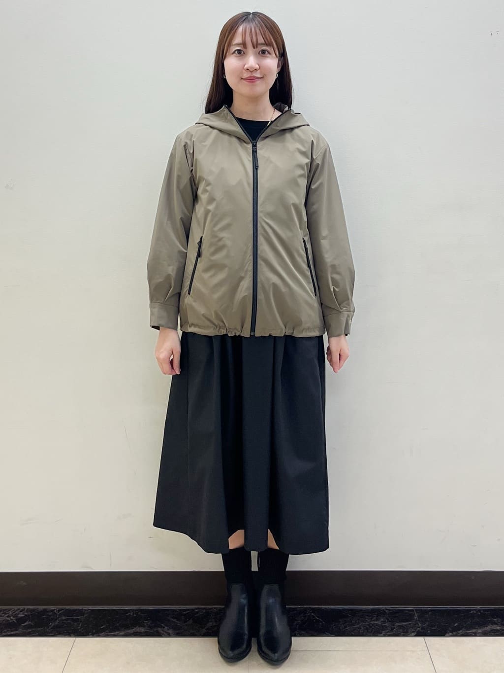 mikikoさんの「Reflect｜【ライトアウター／キレイ見え／気軽な羽織に◎】スポーティライトアウター」を使ったコーディネート