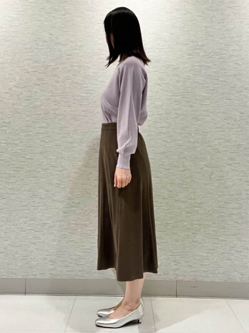 marikoさんの「Reflect｜【ゆったり着られる◎】ラグランスリーブニット」を使ったコーディネート