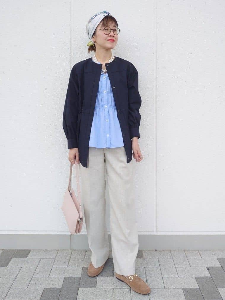 MUTSUKOさんの「UNTITLED｜◆【はっ水】ライトコットンミリタリーコート」を使ったコーディネート