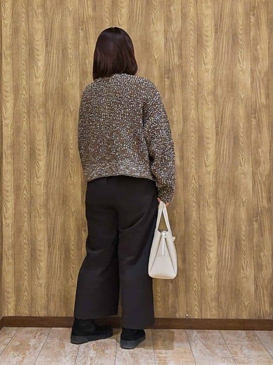 かなさんの「SHOO･LA･RUE｜【洗濯機可/前後2WAY】ぽこぽこニットカーディガン」を使ったコーディネート