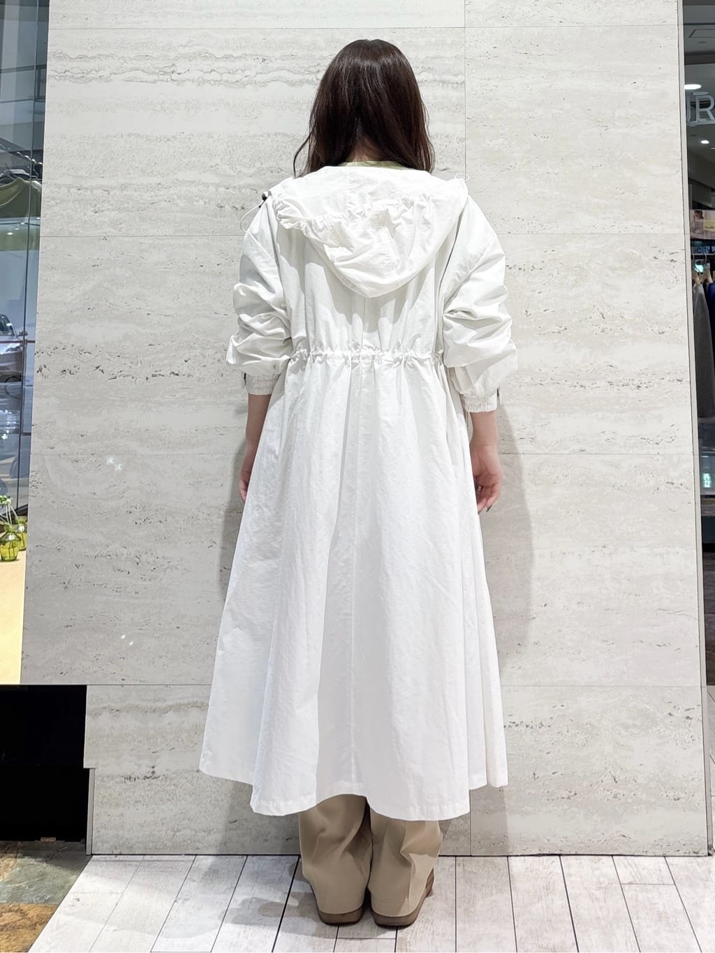 かほさんの「OPAQUE.CLIP｜イージーワイドパンツ【洗濯機OK】」を使ったコーディネート