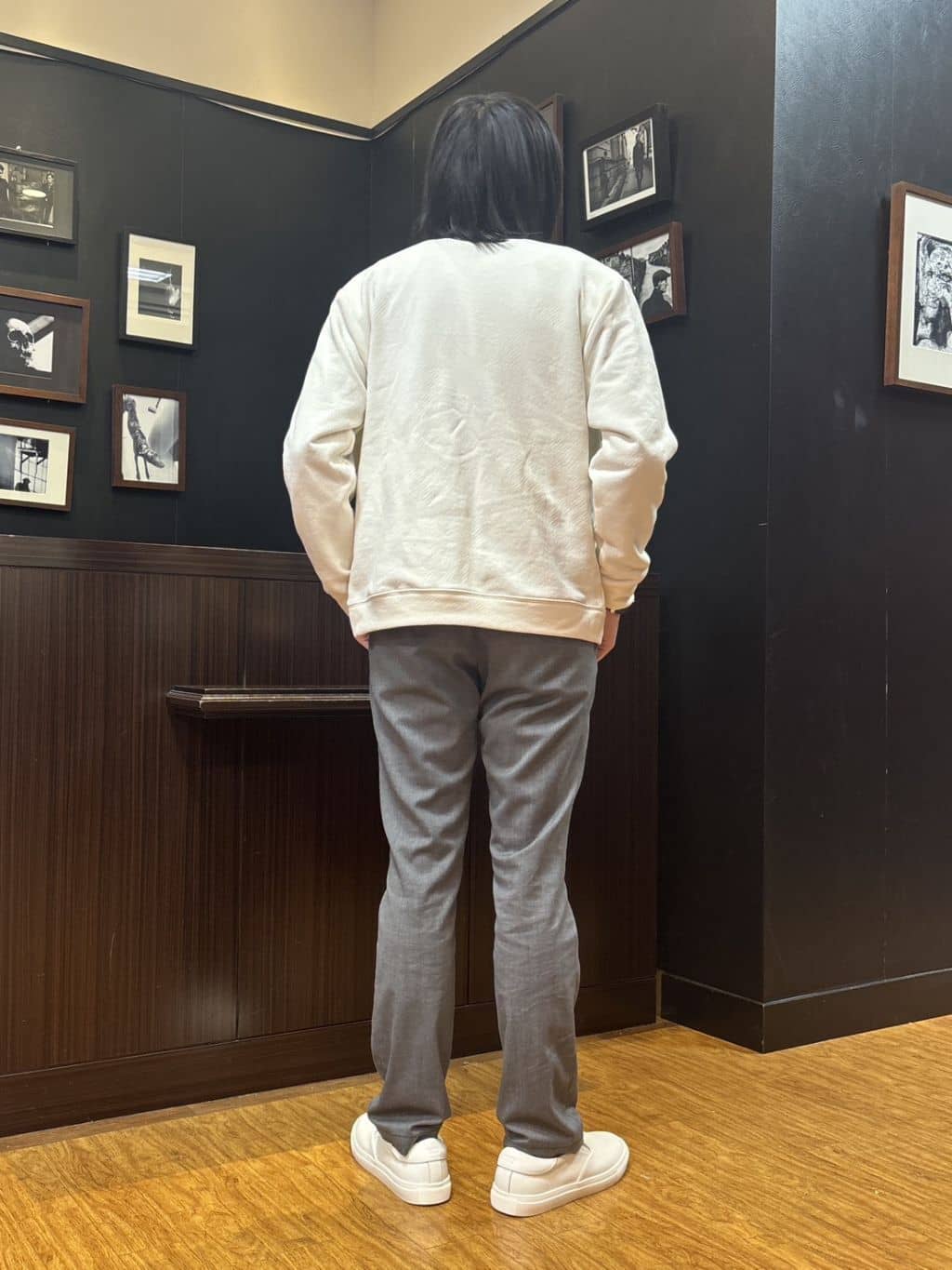 moritaさんの「TAKEO KIKUCHI｜スライドパズル ジャカード ブルゾン」を使ったコーディネート