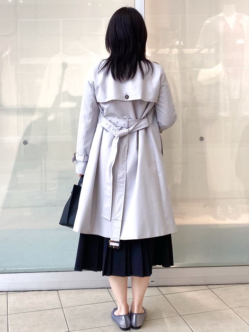 Jeanさんの「OPAQUE.CLIP｜撥水トレンチコート【洗濯機OK／花粉対応】《XS～3L》」を使ったコーディネート