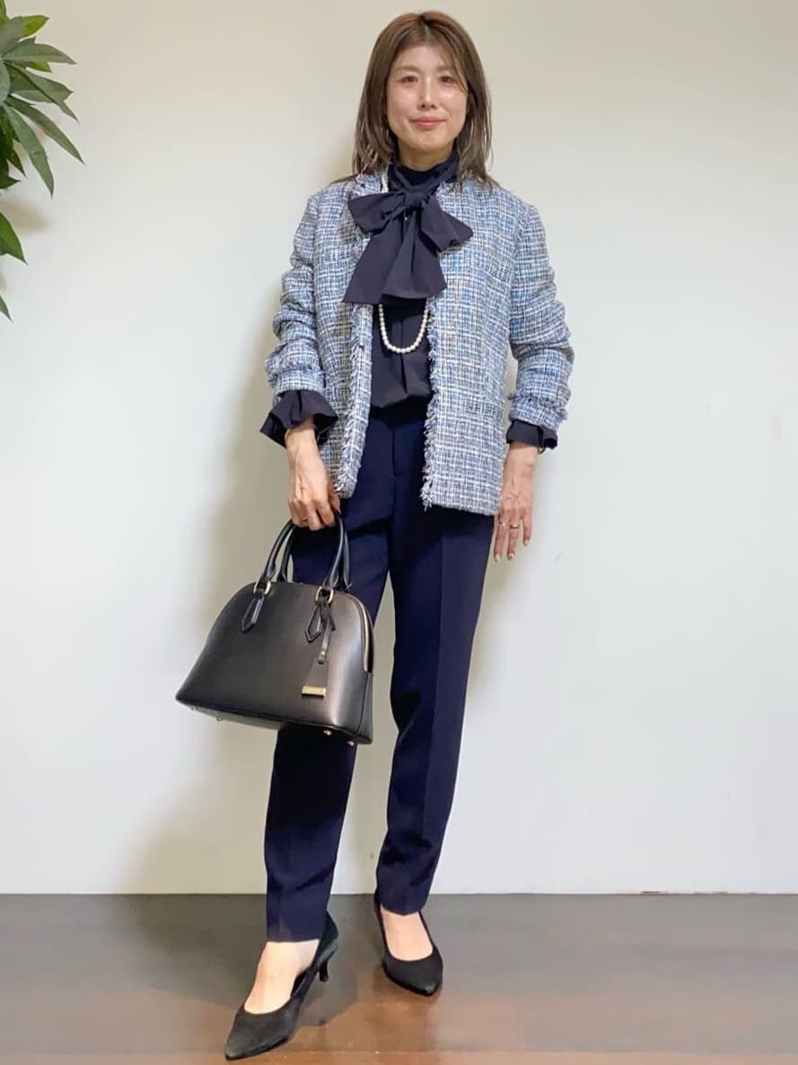 tomoさんの「UNTITLED｜【仕事着/スーツ】ファンシーツイード ジャケット」を使ったコーディネート