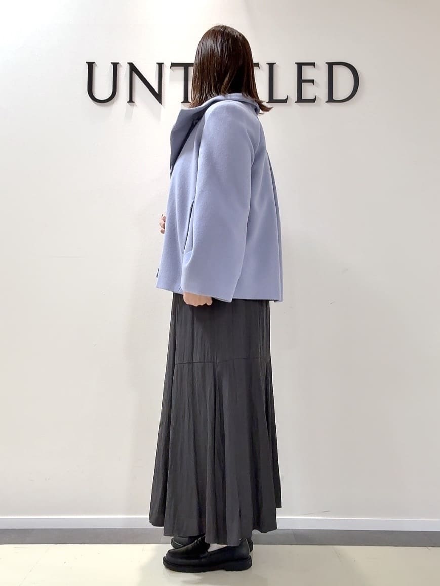 YUIさんの「UNTITLED｜【着回しが効く／オンオフアウター】ウールショートコート」を使ったコーディネート