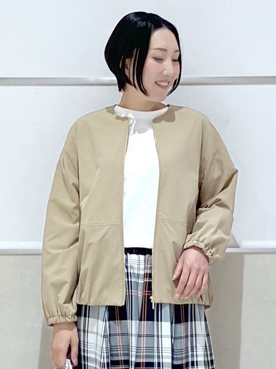 eriko さんの「Dessin｜【360度可愛い・洗える】バックヘンリーカットソー」を使ったコーディネート