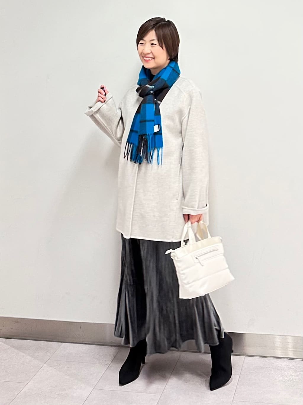 みなこさんの「UNTITLED｜【洗える】スポンディッシュ ボトルネックニット」を使ったコーディネート