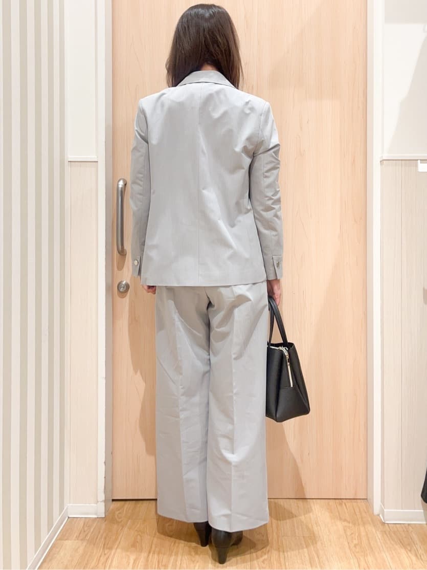 natsumiさんの「SHOO･LA･RUE｜【セットアップ可/S-LL/洗濯機可】マニッシュに決まる ダブルブレストジャケット」を使ったコーディネート