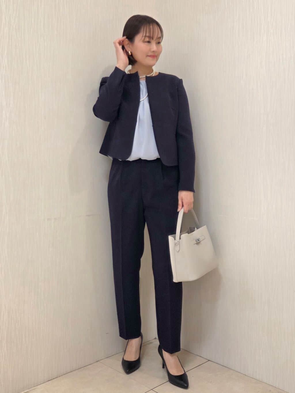 naokoさんの「UNTITLED｜【仕事着/スーツ】ファンシーツイード ジャケット」を使ったコーディネート