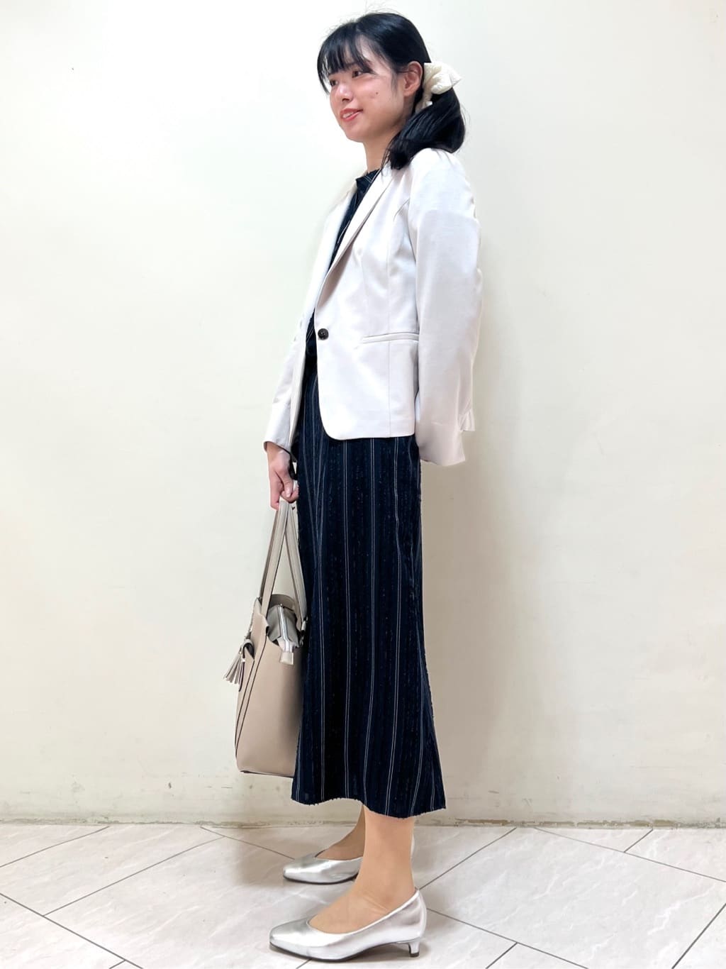 yanaさんの「Reflect｜【SS-4Lサイズ／UVカット／接触冷感】匠ジャケット／ベーシックテーラード」を使ったコーディネート