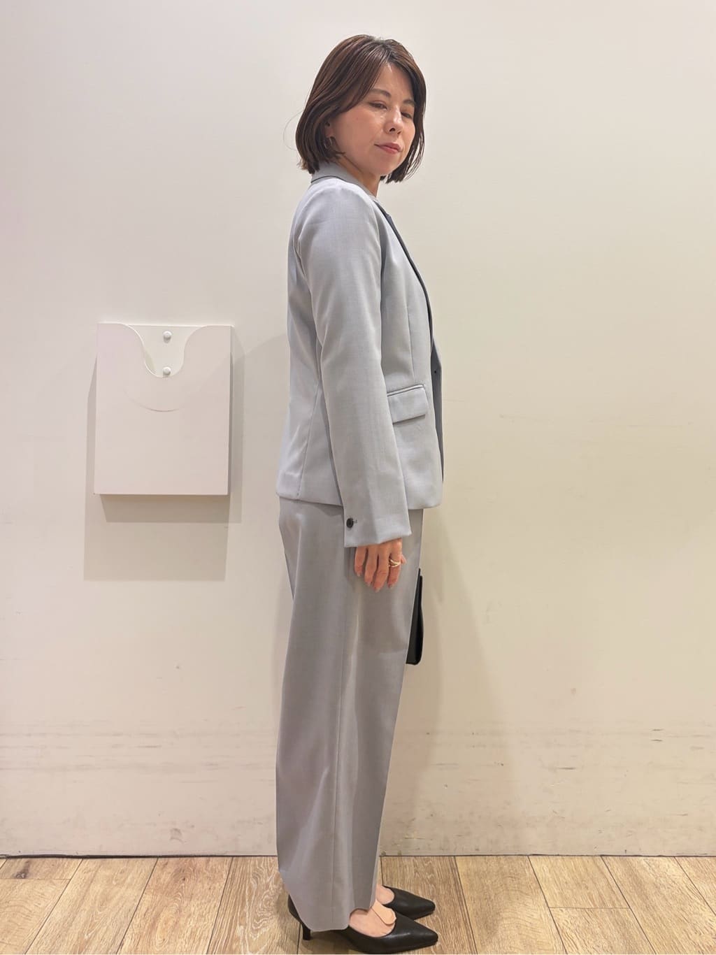 YUKOさんの「index｜ストレッチテーラードジャケット／セットアップ対応【洗濯機OK】」を使ったコーディネート