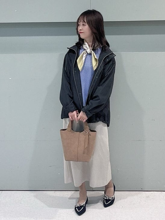 makiさんの「UNTITLED｜◆【洗える/光沢感】ファンシーヤーンニット」を使ったコーディネート