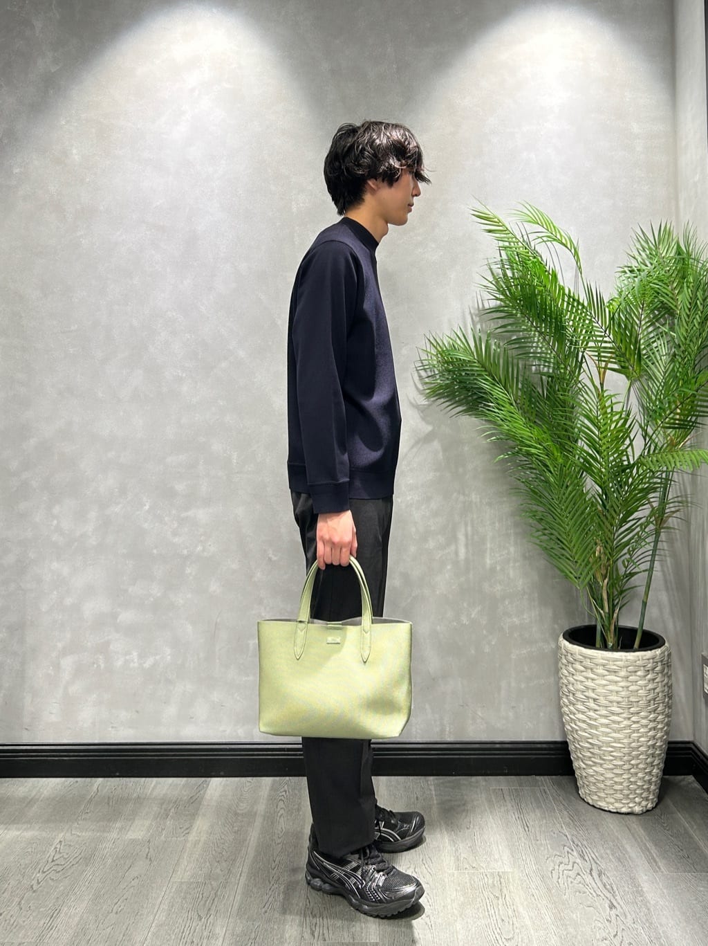 ruiさんの「TAKEO KIKUCHI｜モックネック 鹿の子 ニット プルオーバー」を使ったコーディネート