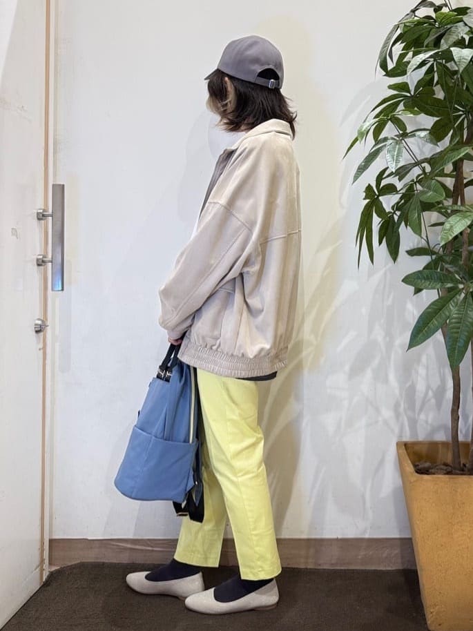 misakiさんの「SHOO･LA･RUE｜とろける手触り　カットスエードスタンドブルゾン」を使ったコーディネート