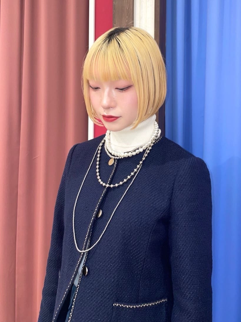 るるさんの「SHOO･LA･RUE｜【S-3L】オンとオフで印象が変わる ライトツイードジャケット」を使ったコーディネート