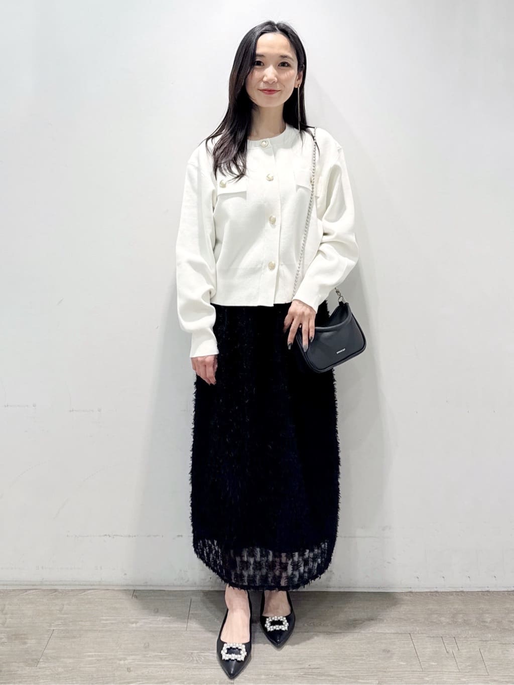 yuicciさんの「OPAQUE.CLIP｜フォルムスリーブミドルコート【洗濯機OK】」を使ったコーディネート