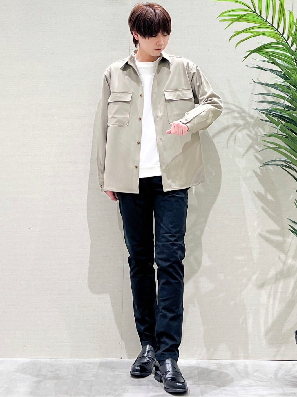 SHI-MAさんの「THE SHOP TK｜FLEX LINE  カバーオール　ストレッチ/防シワ/マシンウォッシャブル/セットアップ可」を使ったコーディネート