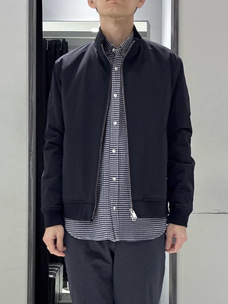 わいずみさんの「TAKEO KIKUCHI｜スタンドカラー ショート リブ ブルゾン」を使ったコーディネート