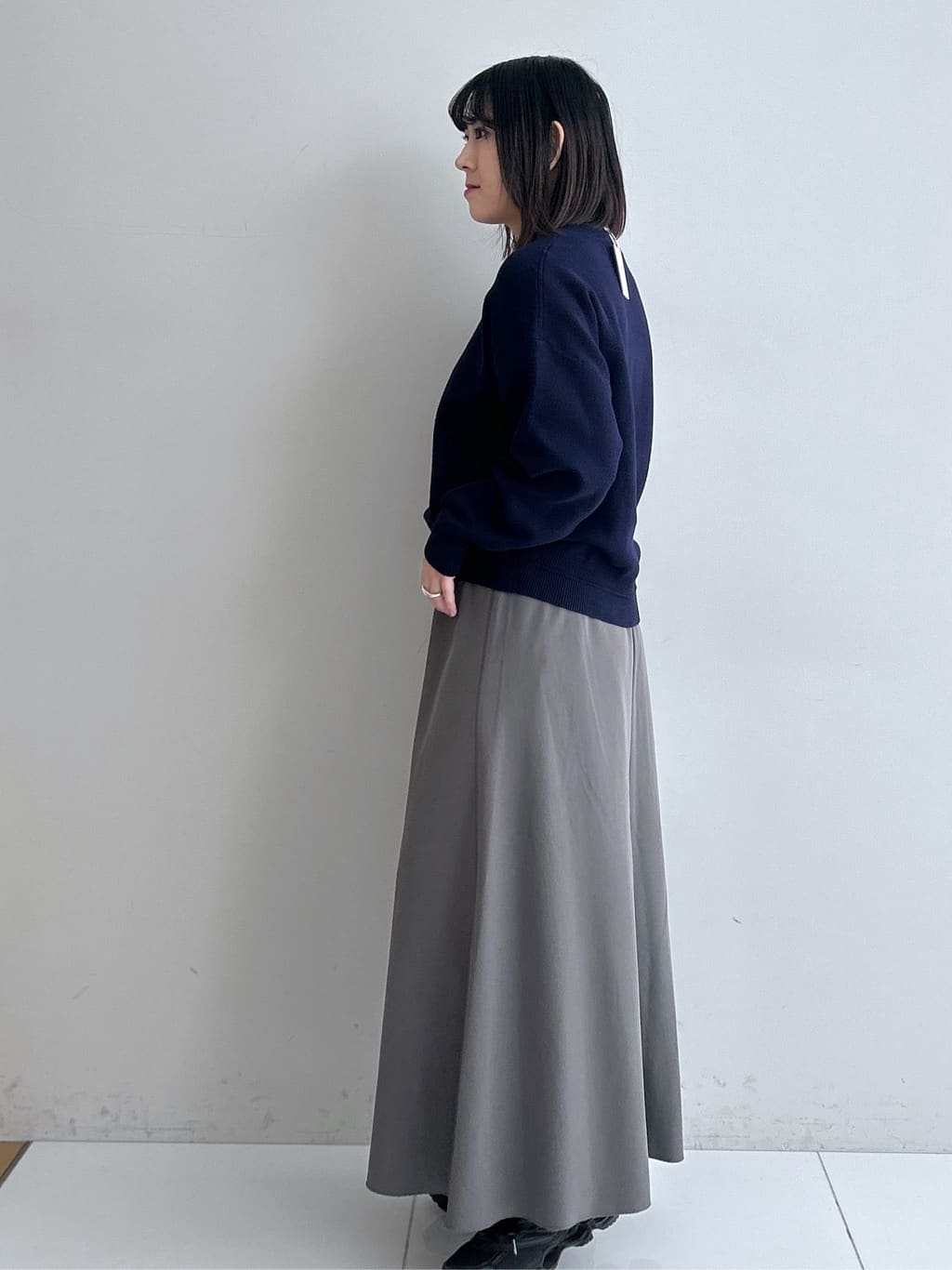 Hirokaさんの「Dessin｜【ウエストゴム/洗える】フィブリルソフトAラインスカート」を使ったコーディネート