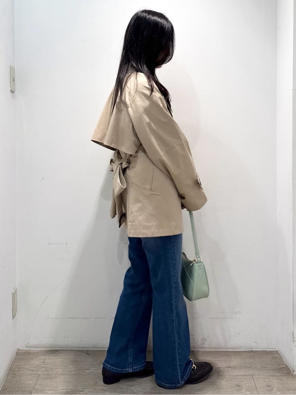 yuicciさんの「OPAQUE.CLIP｜ミドルトレンチコート【洗濯機OK】」を使ったコーディネート