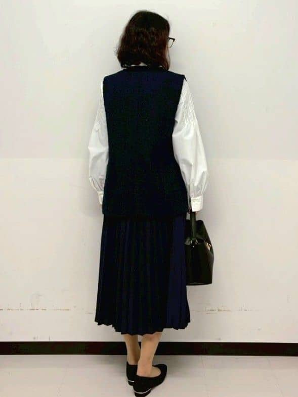 くまみさんの「OPAQUE.CLIP｜《通勤対応》ツイードジレ【洗える】」を使ったコーディネート