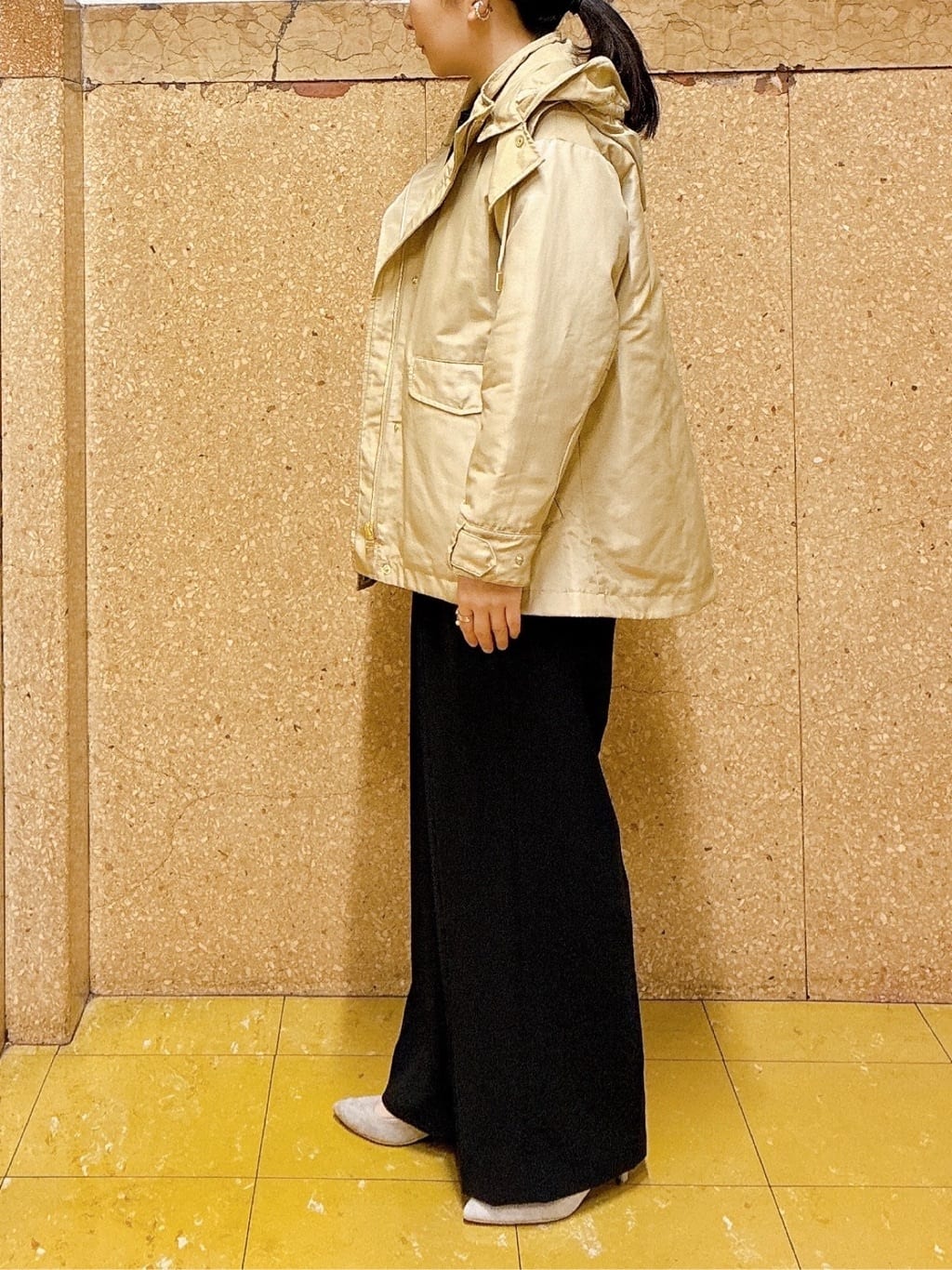 hattoriさんの「INDIVI｜【着心地◎！】タックワイドパンツ」を使ったコーディネート