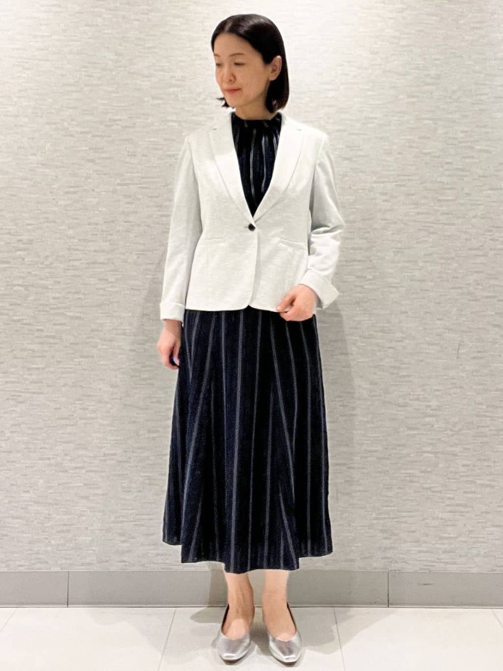 marikoさんの「Reflect｜【SS-4Lサイズ／UVカット／接触冷感】匠ジャケット／ベーシックテーラード」を使ったコーディネート