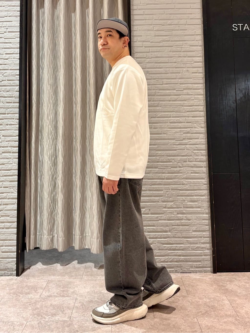 Pーyamaさんの「THE SHOP TK｜【カジュアルに上品さをプラス】変わり織ツイードブルゾン　洗濯機OK」を使ったコーディネート
