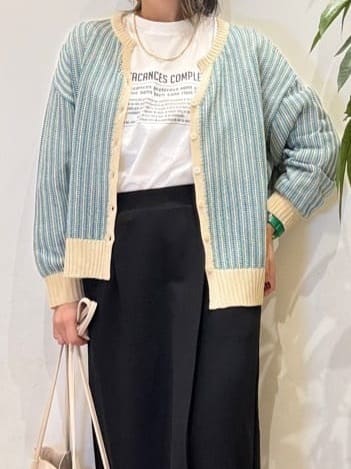 misakiさんの「SHOO･LA･RUE｜【綿100％/S-LL/プチプラ】選べる3柄 プリントアソートロンT」を使ったコーディネート