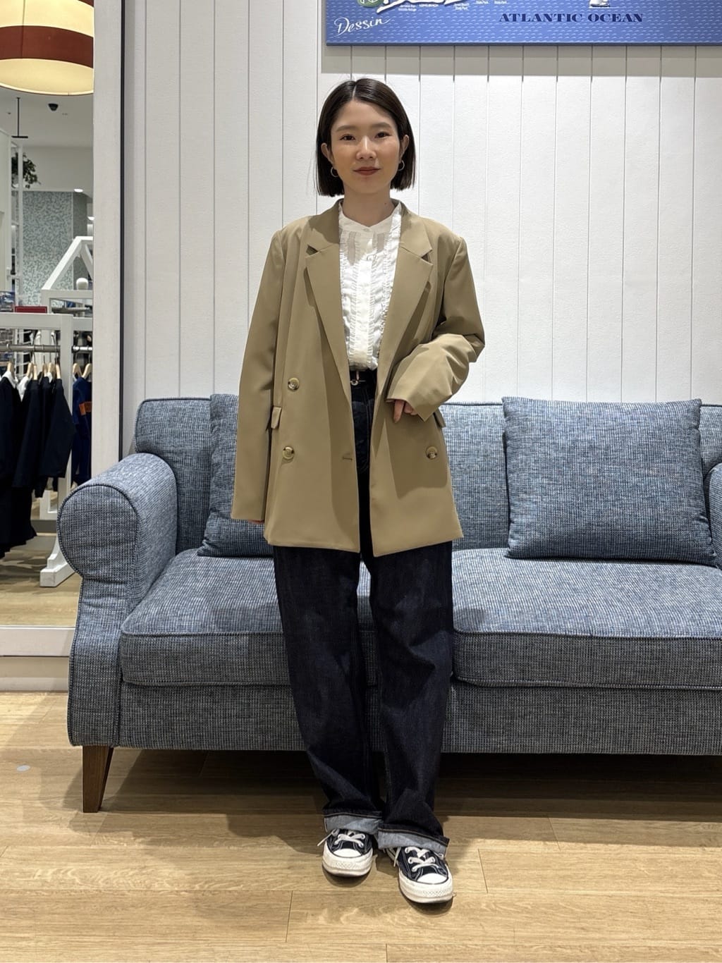 risaさんの「Dessin｜【入卒/セレモニー/お仕事/セットアップ可能】ダブルジャケット」を使ったコーディネート