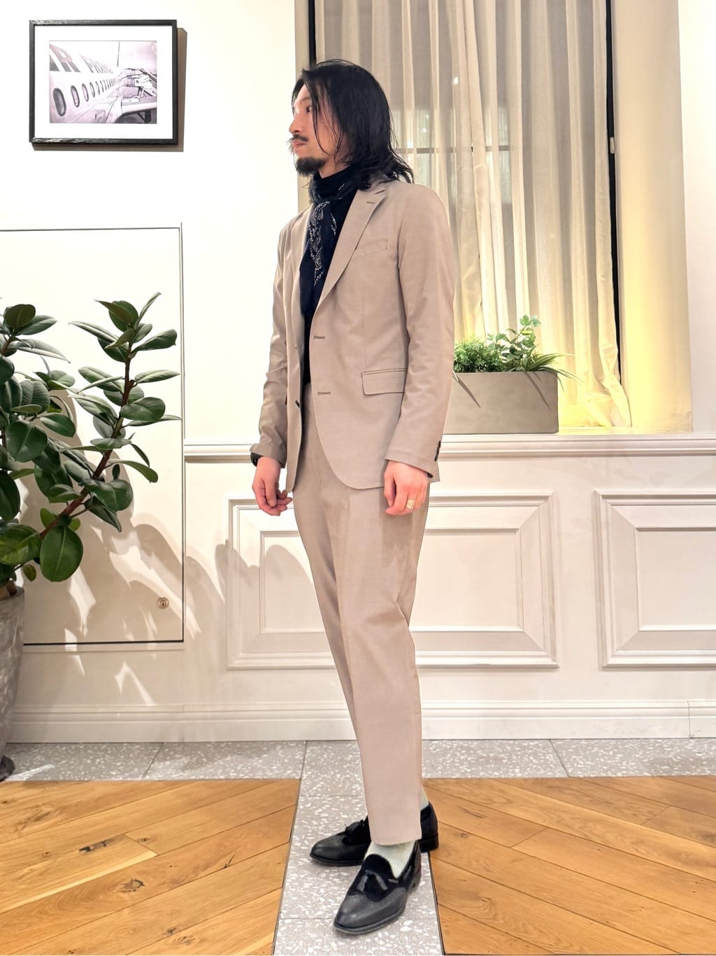 kawarataniさんの「DRESSTERIOR｜【セットアップ可/MonoMax4月号掲載/Safari5月号掲載】CARREMAN ストレッチジャ」を使ったコーディネート
