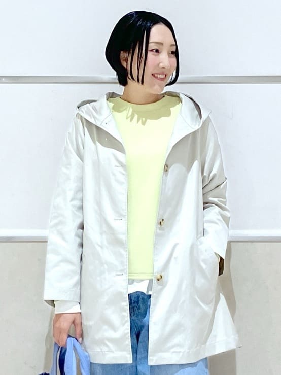 eriko さんの「Dessin｜【前後2WAY/洗える】ドロストリブカットソー」を使ったコーディネート