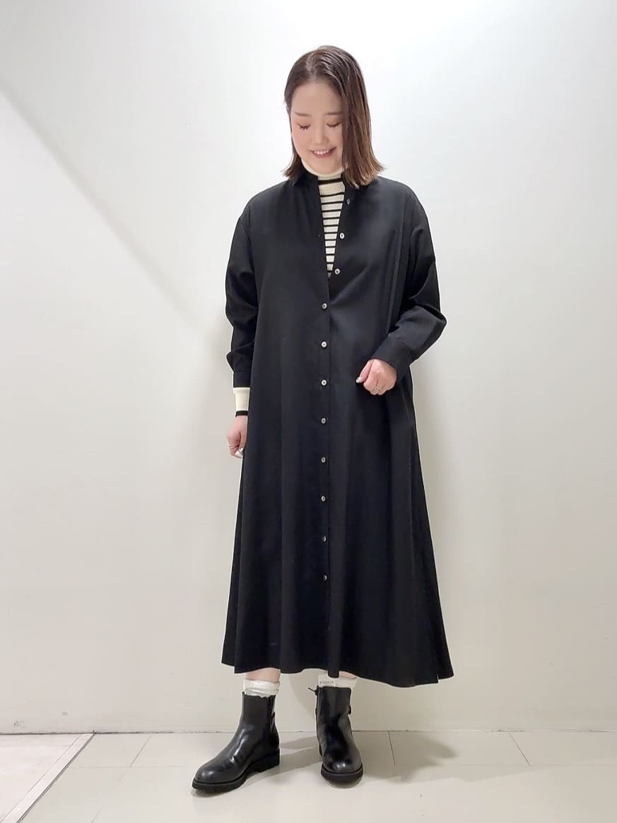 YUIさんの「UNTITLED｜【ロング丈/軽やか】テーラード　リバーコート」を使ったコーディネート