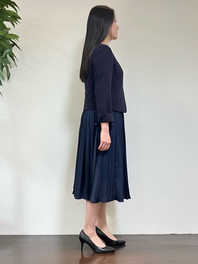 カレンさんの「UNTITLED｜【透けにくい/ウエストイン見え】タックブラウス」を使ったコーディネート
