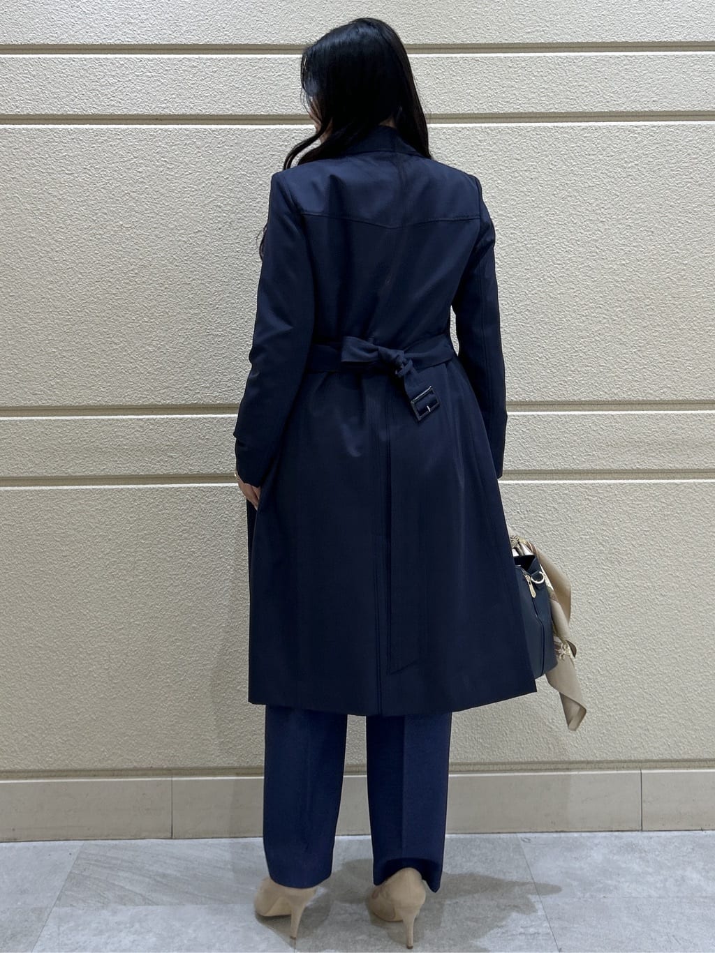 Momokaさんの「COUP DE CHANCE｜【撥水／通勤】きれいめトレンチコート」を使ったコーディネート