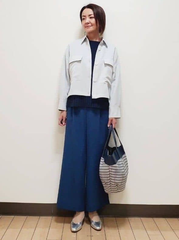 yuuさんの「Reflect｜【レイヤードにおすすめ◎】ロング丈リラクシーニット」を使ったコーディネート