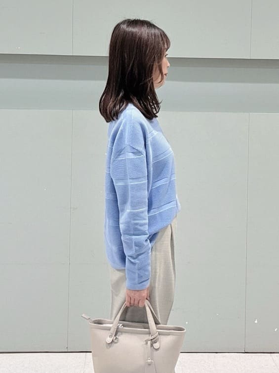 makiさんの「UNTITLED｜◆【ゆったり/洗える】クロップドニットプルオーバー」を使ったコーディネート