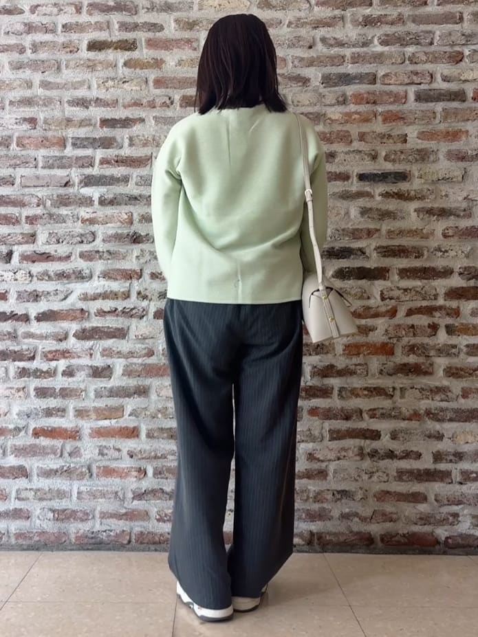 tokiさんの「THE SHOP TK｜【S-XLサイズ/選べる6色】どこから見ても美しい ガーターニット/洗濯機OK」を使ったコーディネート