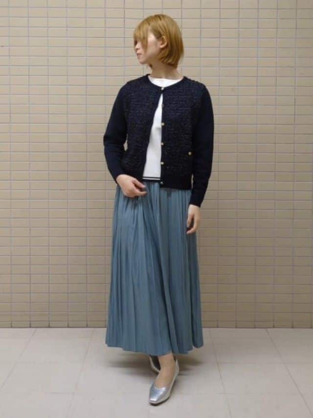 ひまりさんの「Reflect｜【着映え◎】ツイード風ニットカーディガン」を使ったコーディネート