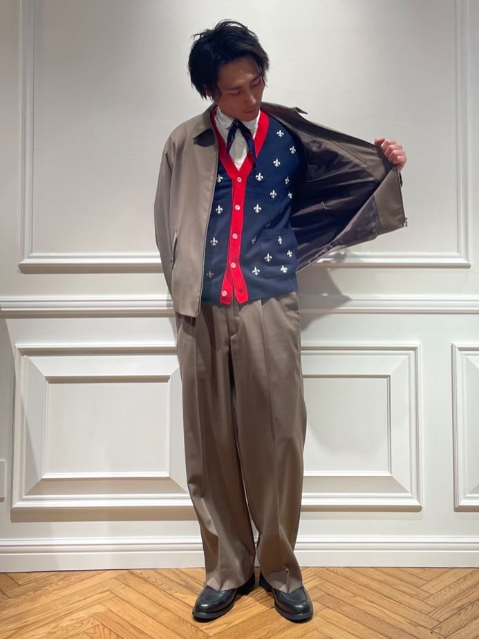 橋本さんの「DRESSTERIOR｜【ウォッシャブル】ウールハリントン ジャケット」を使ったコーディネート