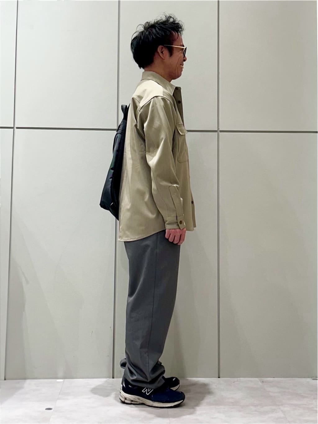 KENJI Iさんの「THE SHOP TK｜FLEX LINE  カバーオール　ストレッチ/防シワ/マシンウォッシャブル/セットアップ可」を使ったコーディネート
