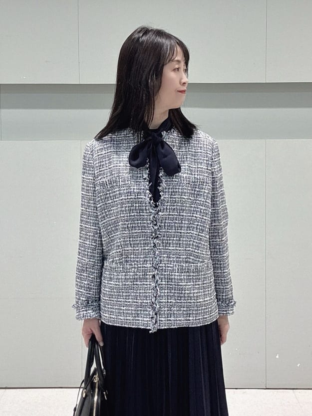 makiさんの「UNTITLED｜【仕事着/スーツ】ファンシーツイード ジャケット」を使ったコーディネート